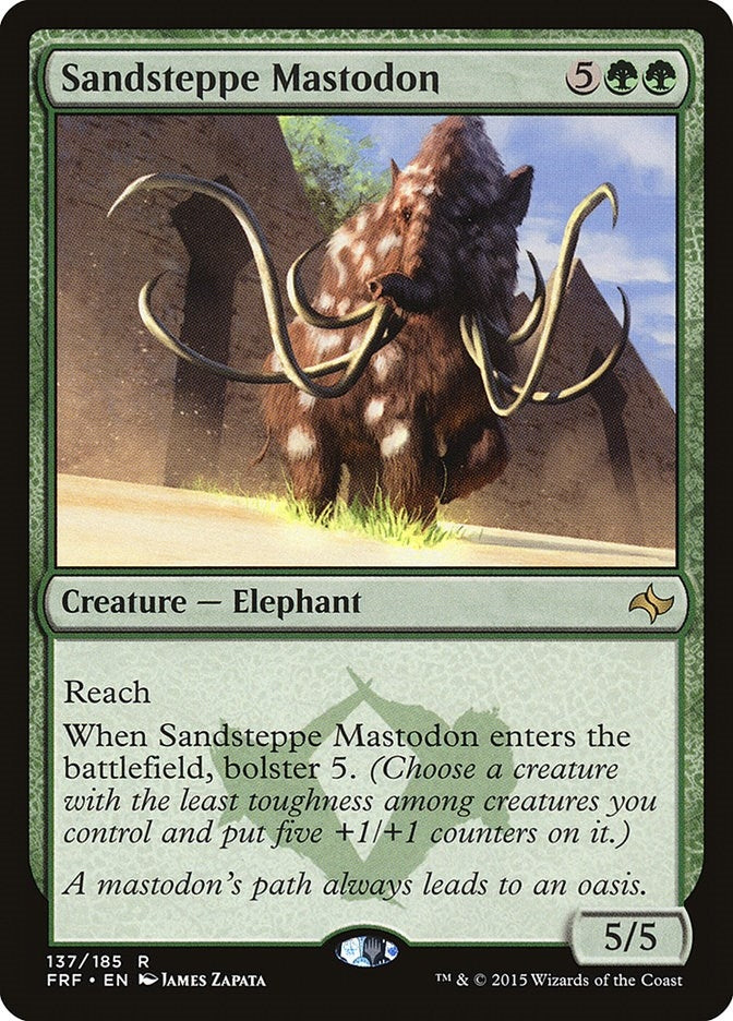 Image for Sandsteppe Mastodon (137) (Fate Reforged) - Magic: The Gathering