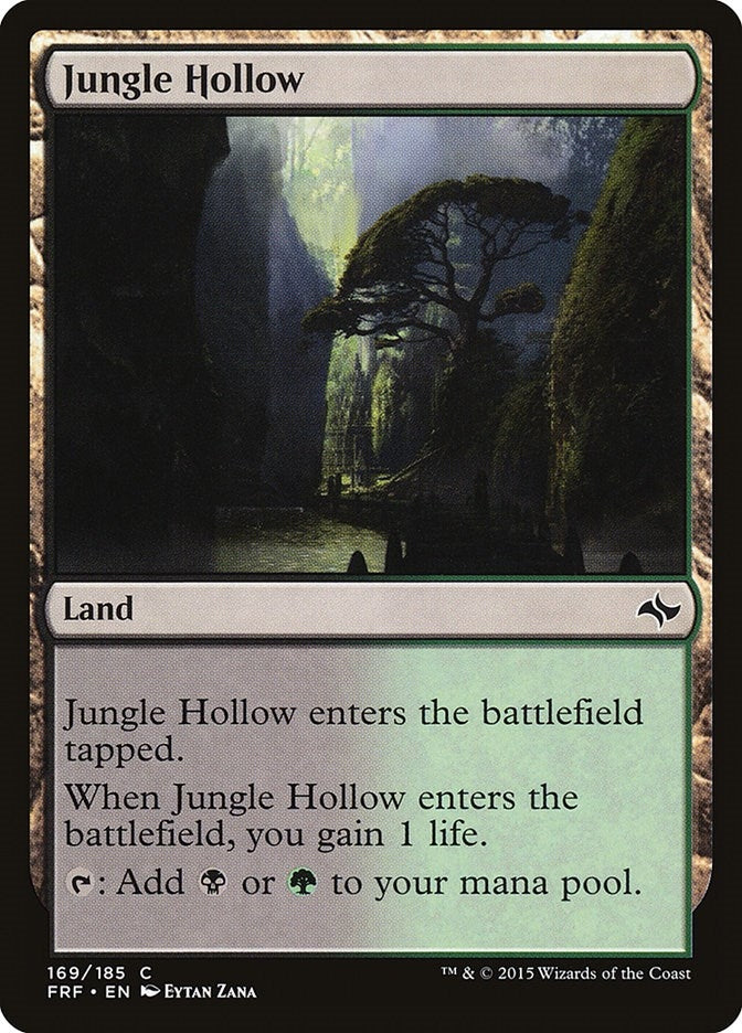 Image for Jungle Hollow (169) (Fate Reforged) - Magic: The Gathering