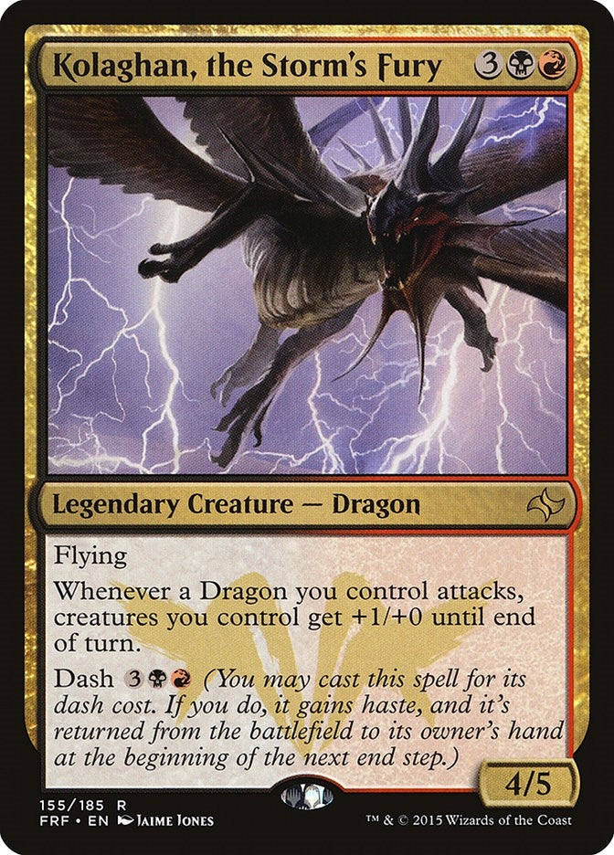 Image for Kolaghan, the Storm's Fury (155) (Fate Reforged) - Magic: The Gathering