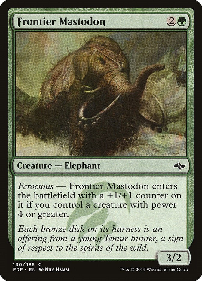 Image for Frontier Mastodon (130) (Fate Reforged) - Magic: The Gathering