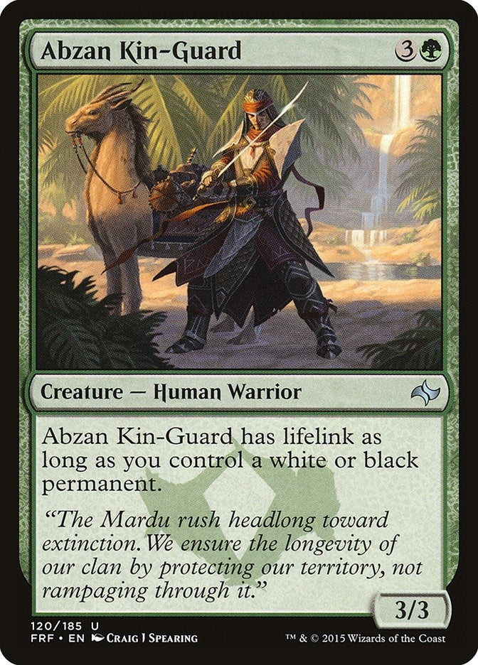 Image for Abzan Kin-Guard (120) (Fate Reforged) - Magic: The Gathering