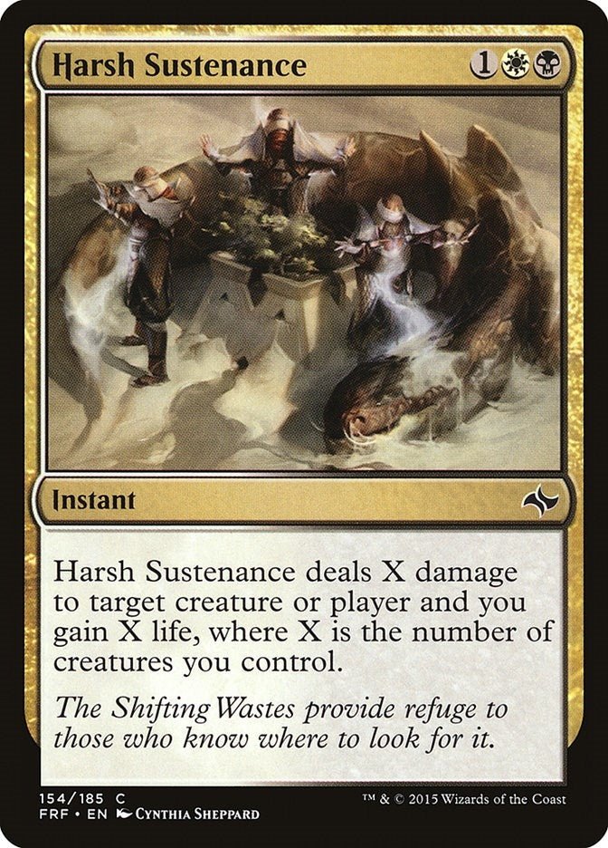 Image for Harsh Sustenance (154) (Fate Reforged) - Magic: The Gathering