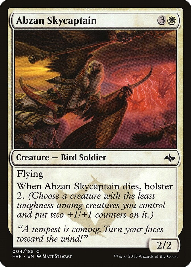 Image for Abzan Skycaptain (4) (Fate Reforged) - Magic: The Gathering