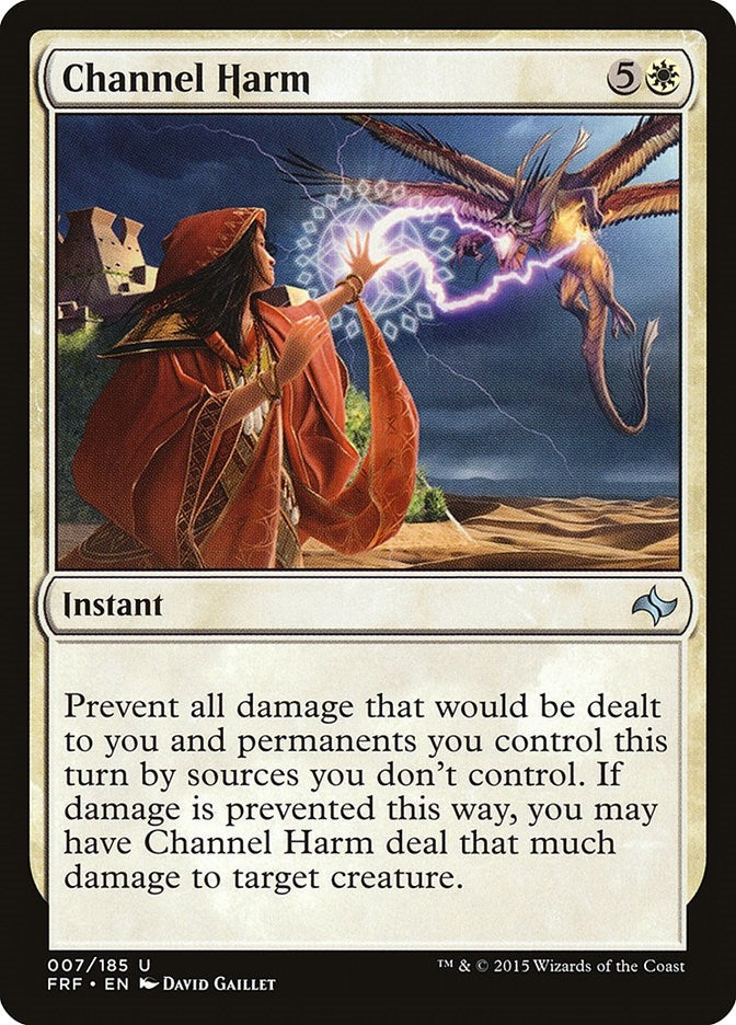 Image for Channel Harm (7) (Fate Reforged) - Magic: The Gathering