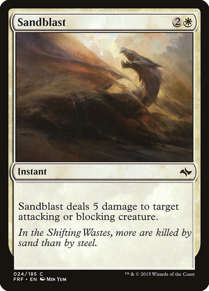 Image for Sandblast (24) (Fate Reforged) - Magic: The Gathering