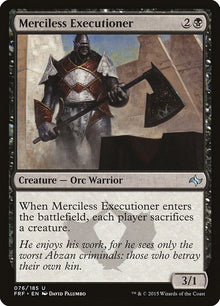 Image for Merciless Executioner (76) (Fate Reforged) - Magic: The Gathering