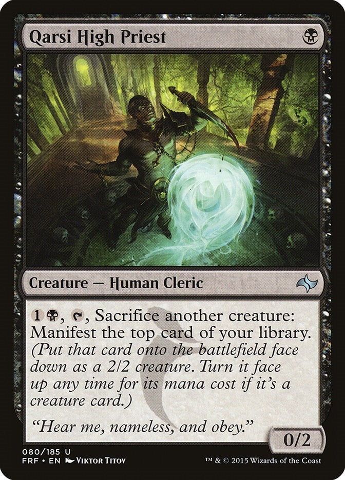 Image for Qarsi High Priest (80) (Fate Reforged) - Magic: The Gathering