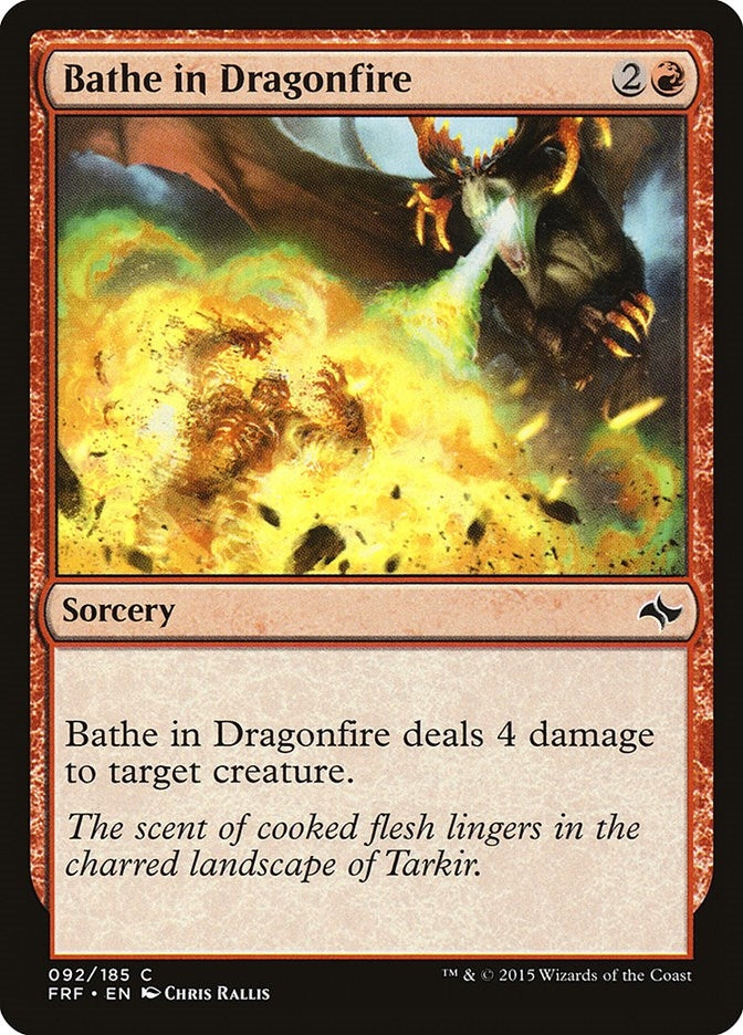 Image for Bathe in Dragonfire (92) (Fate Reforged) - Magic: The Gathering