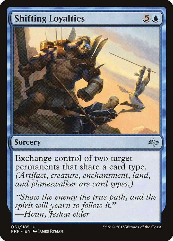 Image for Shifting Loyalties (51) (Fate Reforged) - Magic: The Gathering
