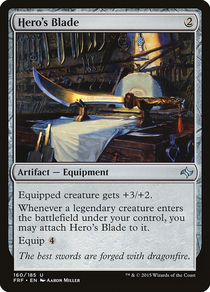 Image for Hero's Blade (160) (Fate Reforged) - Magic: The Gathering
