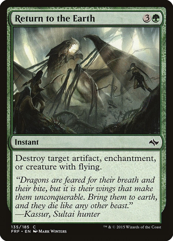 Image for Return to the Earth (135) (Fate Reforged) - Magic: The Gathering