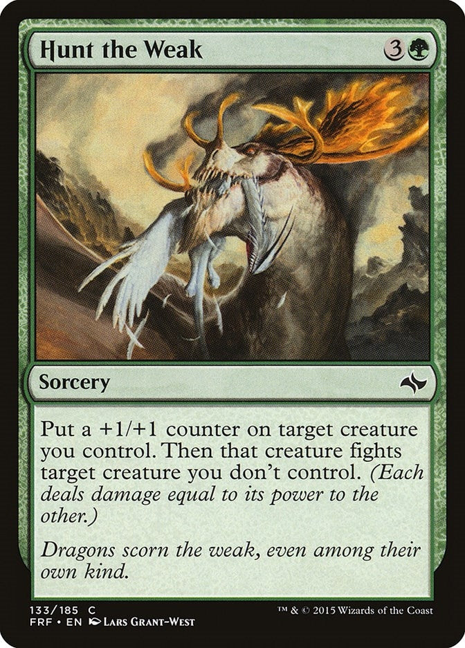 Image for Hunt the Weak (133) (Fate Reforged) - Magic: The Gathering