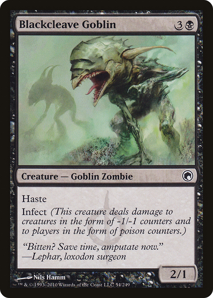 Blackcleave Goblin (54) (SOM)