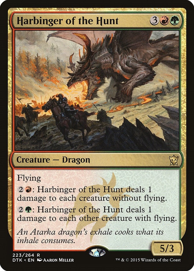 Image for Harbinger of the Hunt (223) (Dragons of Tarkir) - Magic: The Gathering