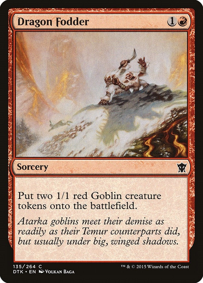 Image for Dragon Fodder (135) (Dragons of Tarkir) - Magic: The Gathering