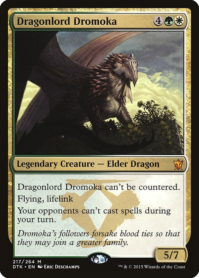 Image for Dragonlord Dromoka (217) (Dragons of Tarkir) - Magic: The Gathering