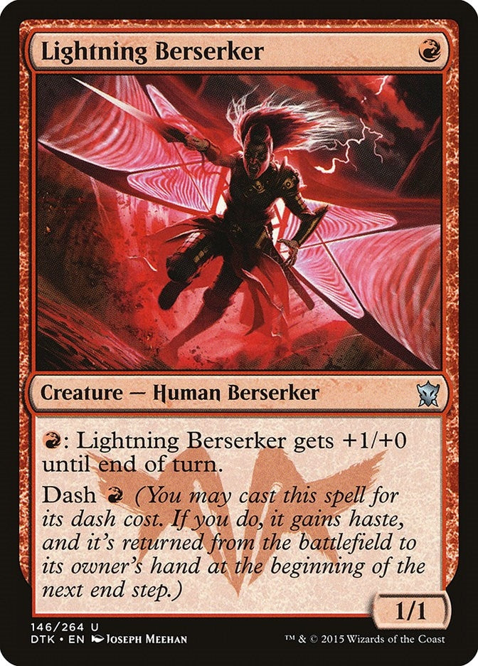 Image for Lightning Berserker (146) (Dragons of Tarkir) - Magic: The Gathering