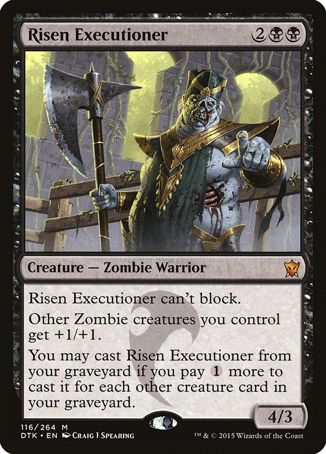 Image for Risen Executioner (116) (Dragons of Tarkir) - Magic: The Gathering
