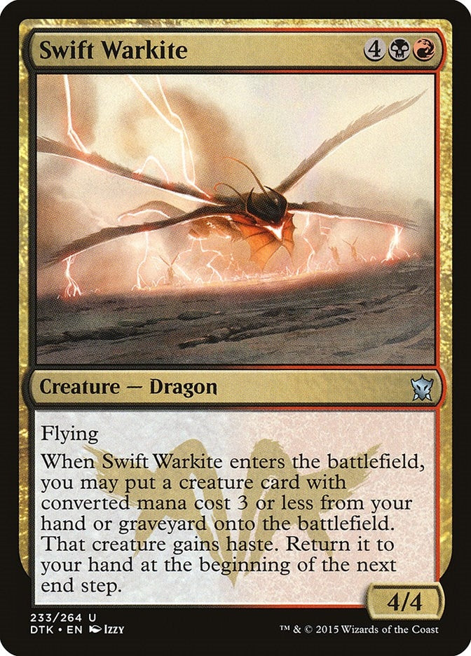 Image for Swift Warkite (233) (Dragons of Tarkir) - Magic: The Gathering