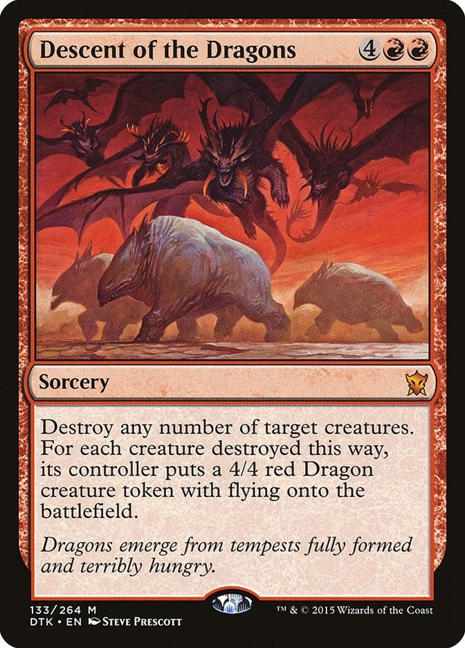 Image for Descent of the Dragons (133) (Dragons of Tarkir) - Magic: The Gathering