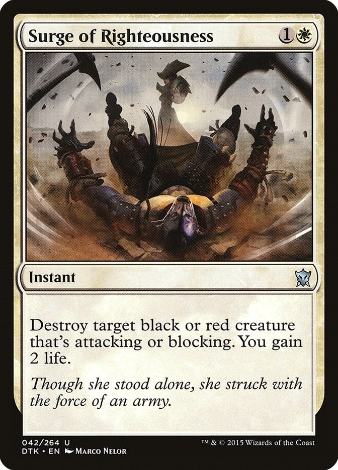 Image for Surge of Righteousness (42) (Dragons of Tarkir) - Magic: The Gathering