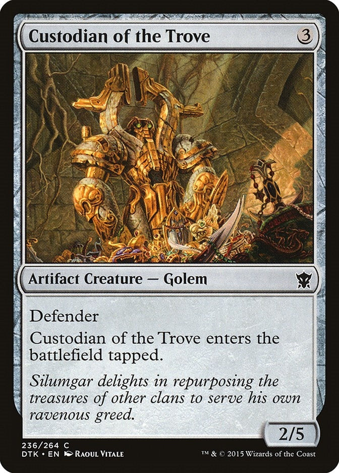 Image for Custodian of the Trove (236) (Dragons of Tarkir) - Magic: The Gathering