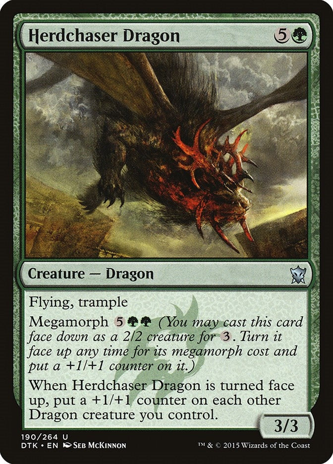 Image for Herdchaser Dragon (190) (Dragons of Tarkir) - Magic: The Gathering
