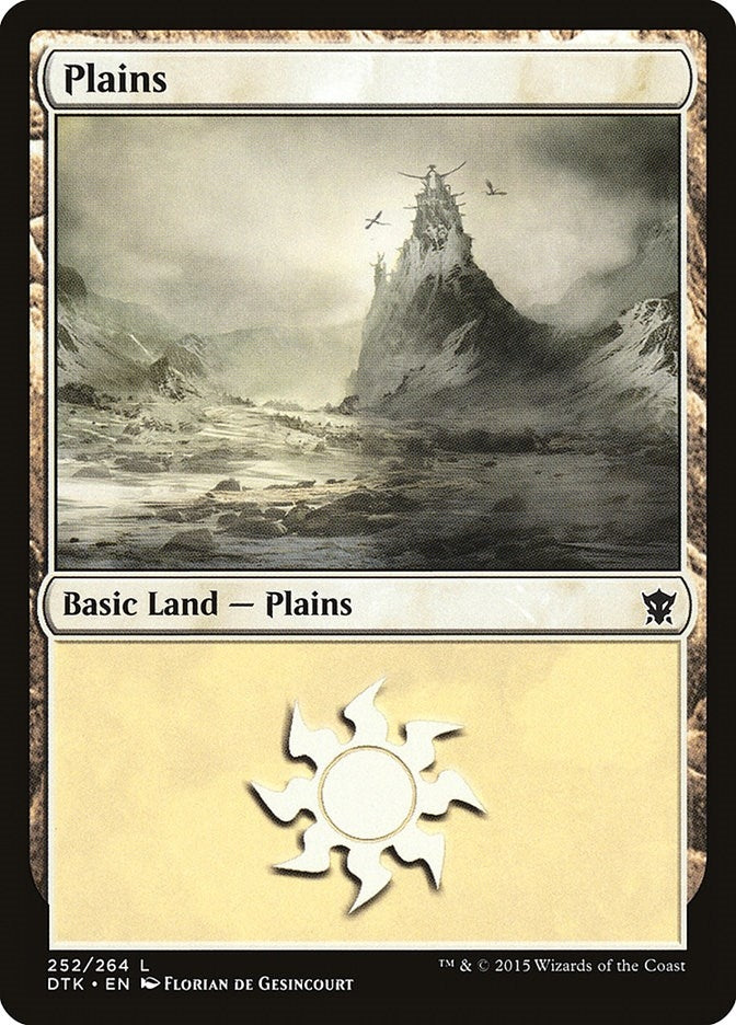 Image for Plains (252) (252) (Dragons of Tarkir) - Magic: The Gathering