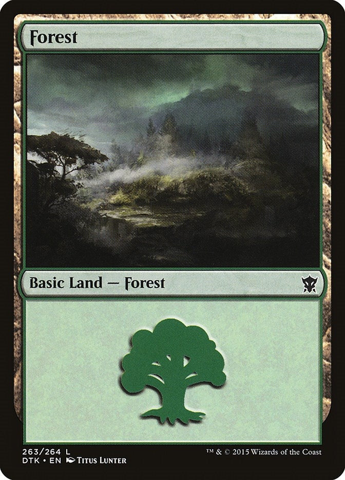 Image for Forest (263) (263) (Dragons of Tarkir) - Magic: The Gathering