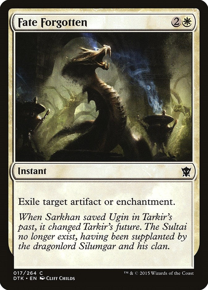 Image for Fate Forgotten (17) (Dragons of Tarkir) - Magic: The Gathering