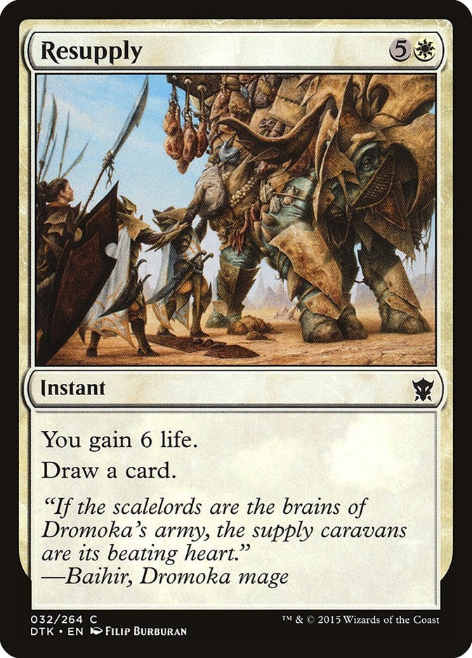 Image for Resupply (32) (Dragons of Tarkir) - Magic: The Gathering