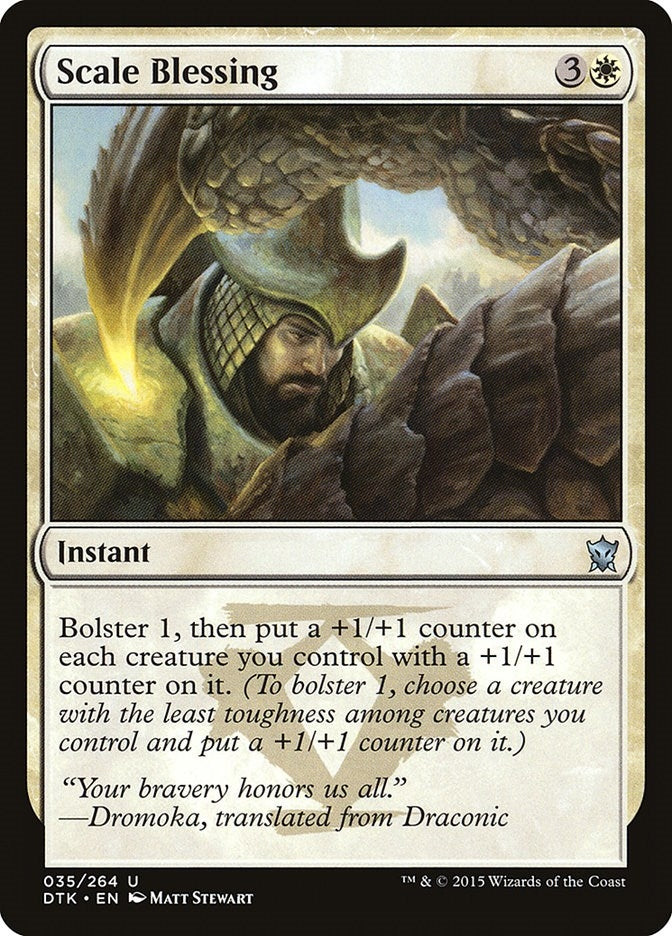 Image for Scale Blessing (35) (Dragons of Tarkir) - Magic: The Gathering
