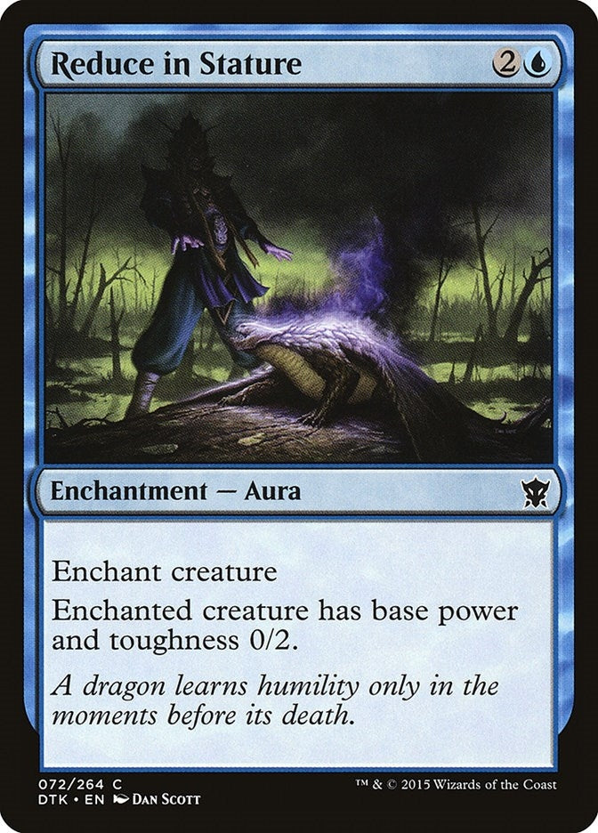 Image for Reduce in Stature (72) (Dragons of Tarkir) - Magic: The Gathering