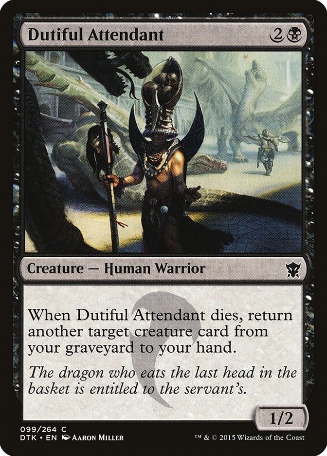 Image for Dutiful Attendant (99) (Dragons of Tarkir) - Magic: The Gathering