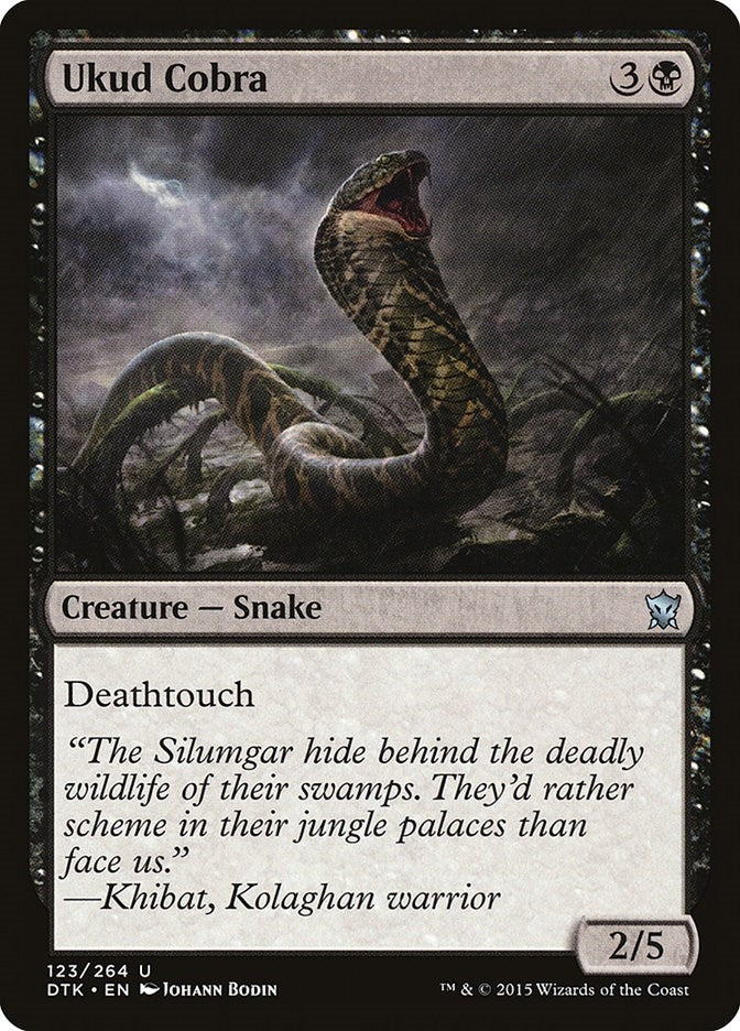 Image for Ukud Cobra (123) (Dragons of Tarkir) - Magic: The Gathering
