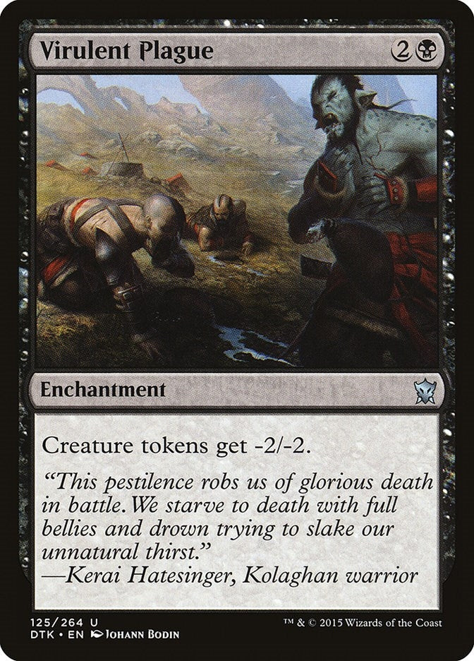 Image for Virulent Plague (125) (Dragons of Tarkir) - Magic: The Gathering
