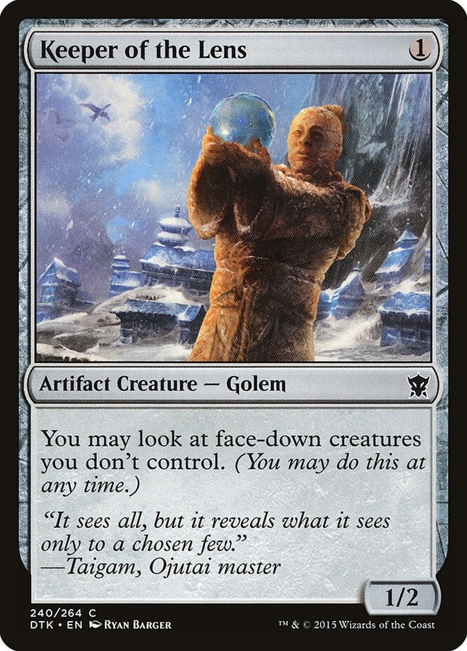 Image for Keeper of the Lens (240) (Dragons of Tarkir) - Magic: The Gathering