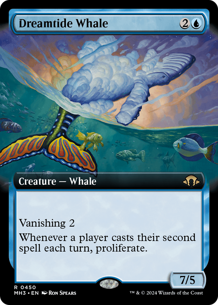 Dreamtide Whale (Extended Art) (450) (MH3)