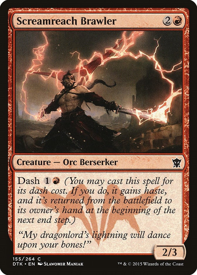 Image for Screamreach Brawler (155) (Dragons of Tarkir) - Magic: The Gathering