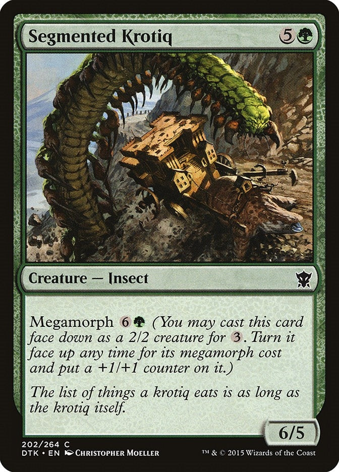 Image for Segmented Krotiq (202) (Dragons of Tarkir) - Magic: The Gathering