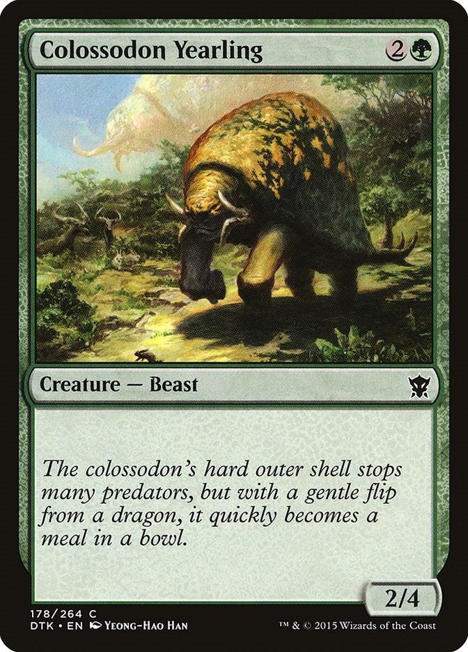 Image for Colossodon Yearling (178) (Dragons of Tarkir) - Magic: The Gathering