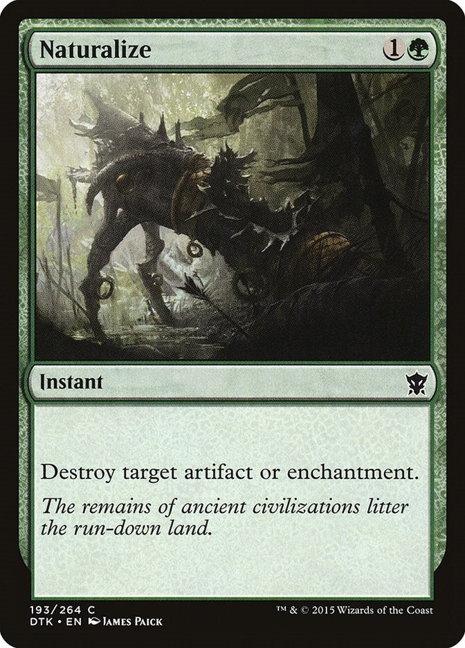 Image for Naturalize (193) (Dragons of Tarkir) - Magic: The Gathering