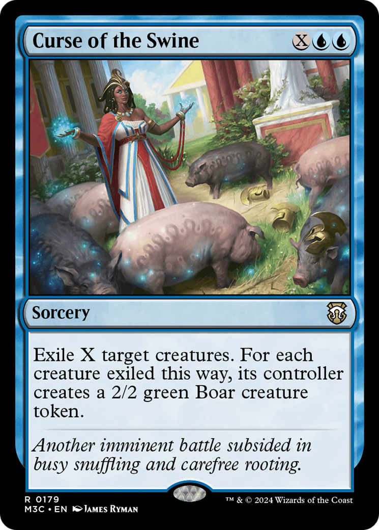 Curse of the Swine (M3C-179) - Modern Horizons 3 Commander Ripple Foil
