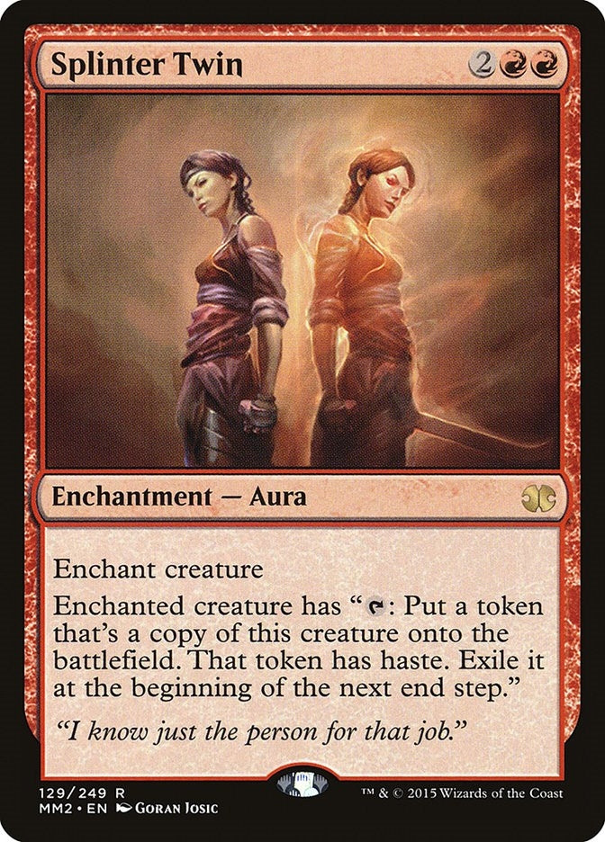 Image for Splinter Twin (129) (Modern Masters 2015) - Magic: The Gathering