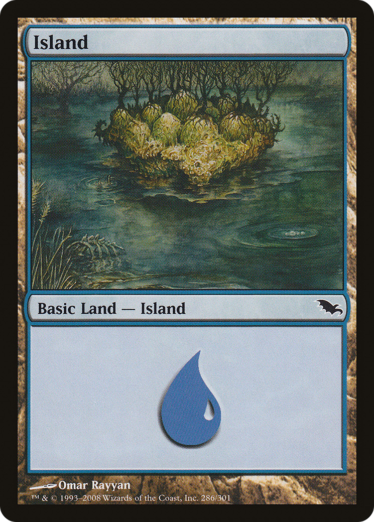 Island (286) (SHM-286) - Shadowmoor Foil