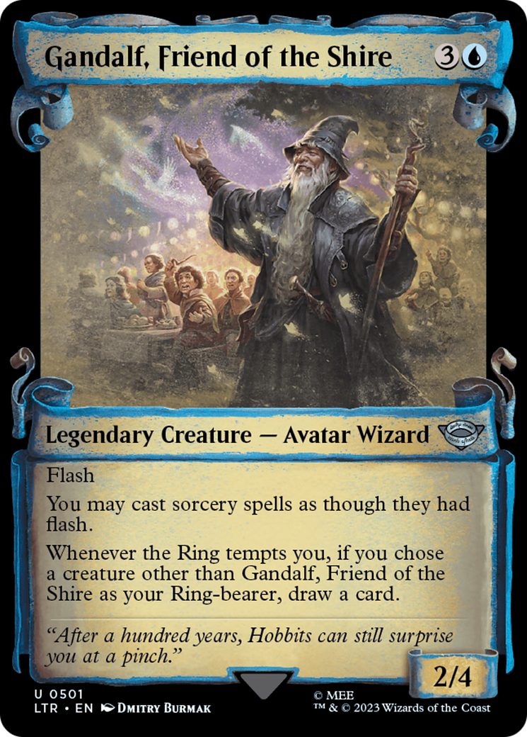 Gandalf, Friend of the Shire (Showcase Scrolls) (501) (LTR)