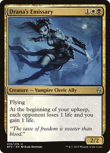 Drana's Emissary (BFZ-210) - Battle for Zendikar