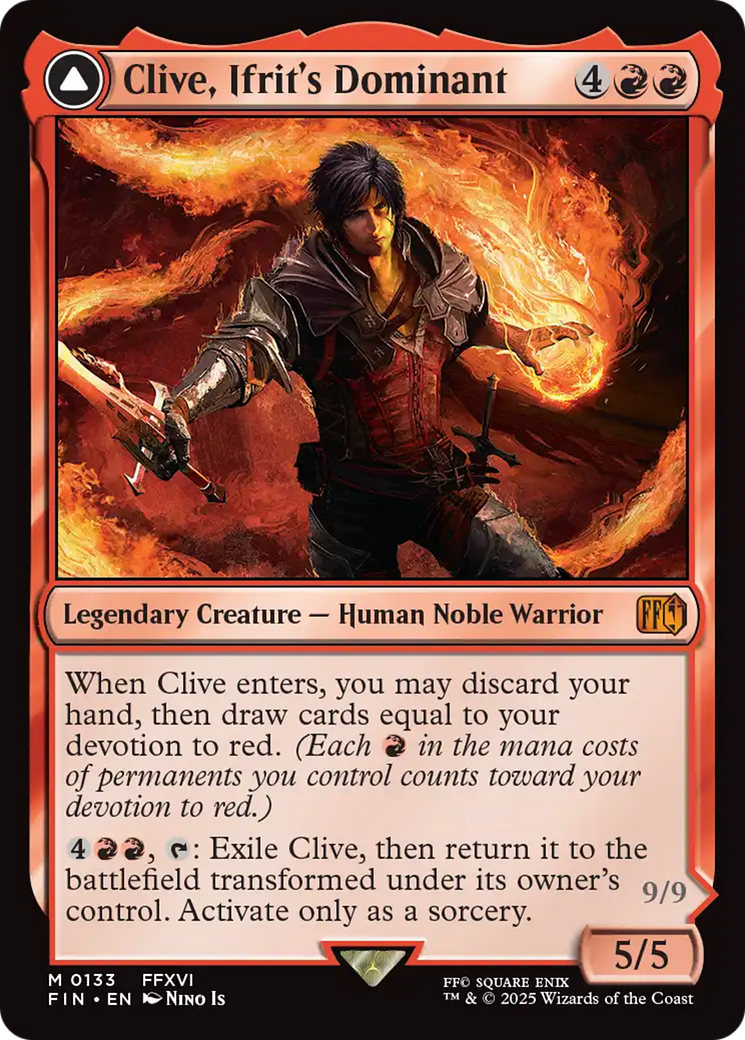 Clive, Ifrit's Dominant (133) (FIN)