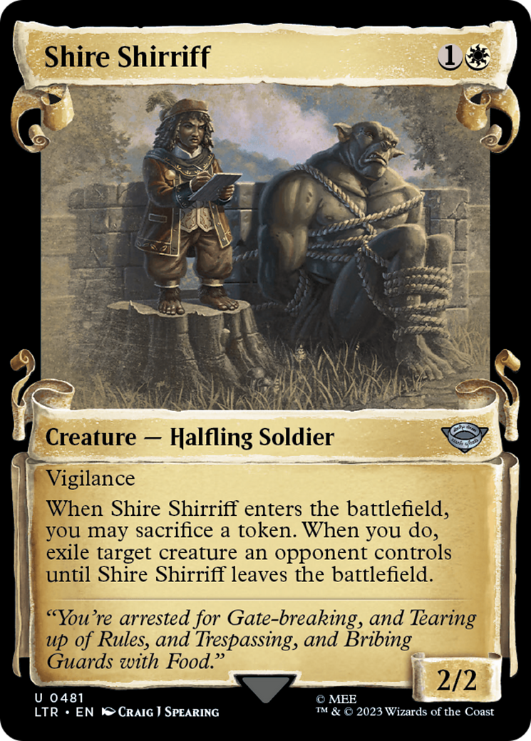 Shire Shirriff (Showcase Scrolls) (481) (LTR)
