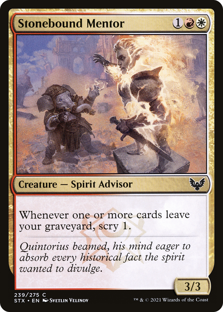 Stonebound Mentor (STX-239) - Strixhaven: School of Mages